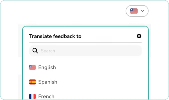 Multilingual feedback designed for global classrooms